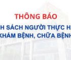 Danh sách người thực hành khám chữa bệnh tại Bệnh viện Triệu Sơn